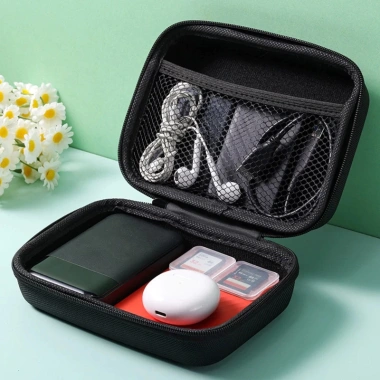 Hộp Đựng Tai Nghe Mini Tiện Lợi, Túi Đựng Cáp Sạc Nhỏ Gọn - Phụ Kiện Bảo Vệ