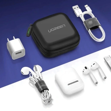 Hộp đựng tai nghe, USB UGREEN – Chống sốc, chống nước, Nhỏ gọn, Cứng cáp 60.000 VND