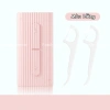 Hộp đựng tăm chỉ nha khoa - Tặng 10 chiếc, nút gạt 2 chiều, bỏ túi tiện lợi, 26.000đ 6