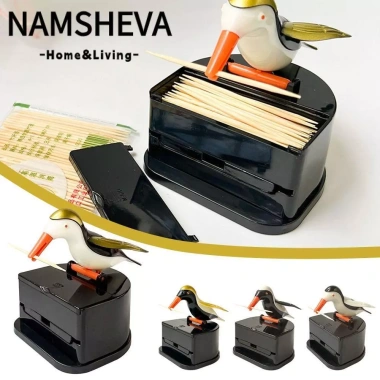 Hộp đựng tăm NAMSHEVA ABS tự động - chim ruồi hoạt hình, khách sạn, 77.990₫