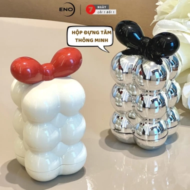 Hộp Đựng Tăm Xỉa Răng Nắp Nơ Ghost Home HT03 - Thiết Kế Sang Trọng, Bảo Quản Vệ Sinh, 67.000₫ 4