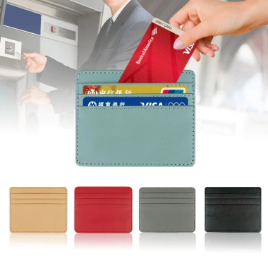 Hộp Đựng Thẻ Cá Tính Logo ID - Nhiều Khe Mỏng, Phù Hợp Thẻ Ngân Hàng & Tín Dụng, Nam Nữ 6