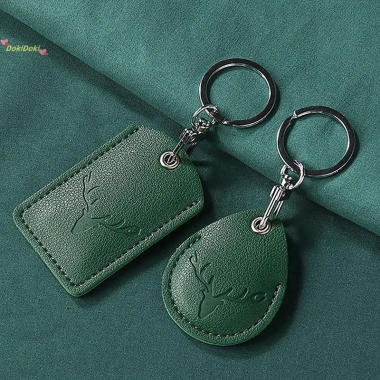 Hộp đựng thẻ da Dokidoki Móc khóa đa năng khóa cửa thẻ ID túi truy cập mới
