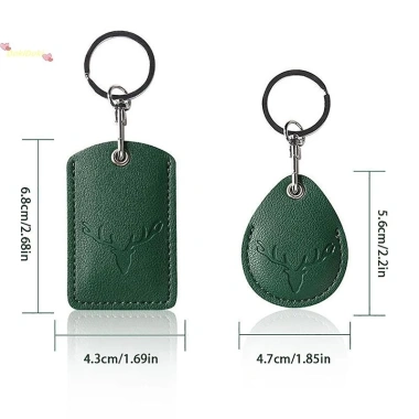 Hộp đựng thẻ da Dokidoki Móc khóa đa năng khóa cửa thẻ ID túi truy cập mới 6 Hộp đựng thẻ da Dokidoki Móc khóa đa năng khóa cửa thẻ ID túi truy cập mới 6