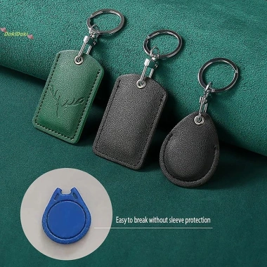 Hộp đựng thẻ da Dokidoki Móc khóa đa năng khóa cửa thẻ ID túi truy cập mới