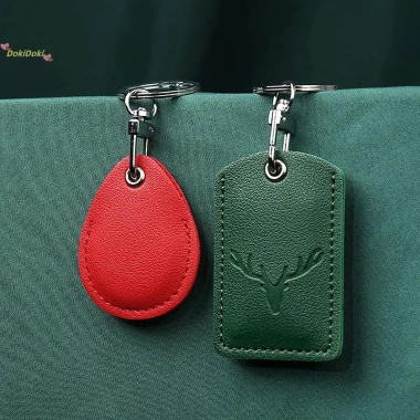 Hộp đựng thẻ da Dokidoki Móc khóa đa năng khóa cửa thẻ ID túi truy cập mới