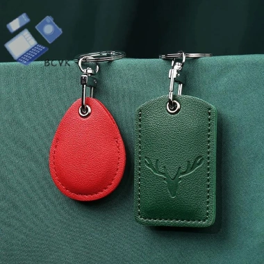 Hộp đựng thẻ da sang trọng – Móc khóa, khóa cửa, túi thẻ truy cập, giá chỉ 39.636 VND 3