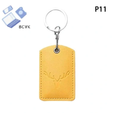 Hộp đựng thẻ da sang trọng – Móc khóa, khóa cửa, túi thẻ truy cập, giá chỉ 39.636 VND 9
