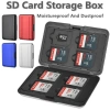 Hộp Đựng Thẻ Nhớ Micro SD 8 Ngăn Chống Nước, Dây Đeo Bảo Vệ, Giá 74.292 VND