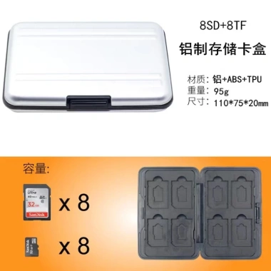 Hộp Đựng Thẻ Nhớ Micro SD 8 Ngăn Chống Nước, Dây Đeo Bảo Vệ, Giá 74.292 VND 9 Hộp Đựng Thẻ Nhớ Micro SD 8 Ngăn Chống Nước, Dây Đeo Bảo Vệ, Giá 74.292 VND 9
