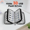Hộp đựng thẻ USB Oxford chịu mài mòn, giữ 30 miếng, chống sốc, ngón tay cái du lịch - Giá ưu đãi 292.680₫