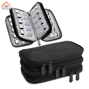 Hộp đựng thẻ USB Oxford chịu mài mòn, giữ 30 miếng, chống sốc, ngón tay cái du lịch - Giá ưu đãi 292.680₫ 5
