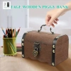 Hộp Đựng Tiền Tiết Kiệm Gỗ Retro Có Khóa - Trang Trí Nhà Cửa S2 Giá 126.289₫ 4