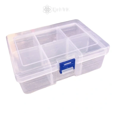 Hộp Đựng Trang Sức 6 Ngăn Nhựa Trong Suốt QR - Bảo Quản, Giá Ưu Đãi 35.970 VND 4