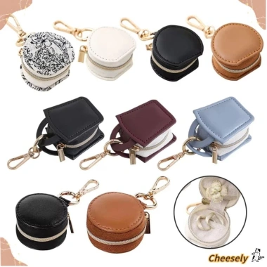 Hộp đựng trang sức CHEESELY da PU di động, nhiều lớp, dụng cụ sắp xếp du lịch