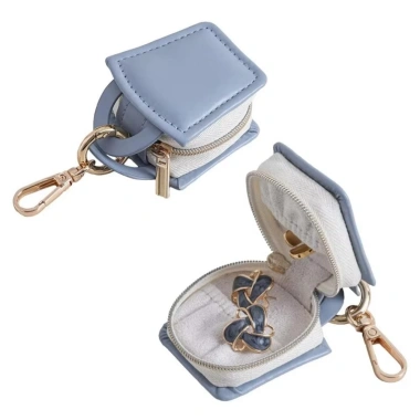 Hộp đựng trang sức CHEESELY da PU di động, nhiều lớp, dụng cụ sắp xếp du lịch 5 Hộp đựng trang sức CHEESELY da PU di động, nhiều lớp, dụng cụ sắp xếp du lịch 5