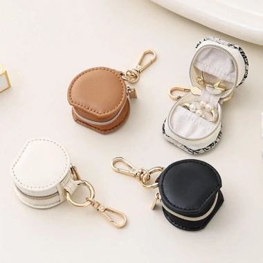 Hộp đựng trang sức CHEESELY da PU di động, nhiều lớp, dụng cụ sắp xếp du lịch