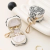 Hộp đựng trang sức CHEESELY da PU di động, nhiều lớp, dụng cụ sắp xếp du lịch 8