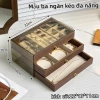 Hộp đựng trang sức gỗ óc chó vân đẹp, nhiều ngăn kéo, dung tích lớn, chống oxy hoá, quà cưới tinh tế - 120k 10