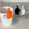 Hộp đựng túi trà hình mèo 3D N & X - Cup Clip, nhãn tiệc, bộ trà đầy màu sắc, giảm 18%