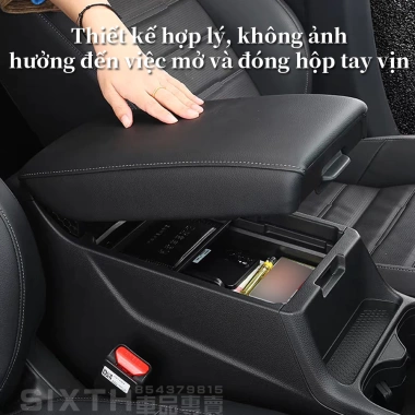 Hộp Đựng Vật Dụng Bệ Tỳ Tay Xe Honda CRV 2.023 - Khay Đa Năng Gắn Tay Vịn