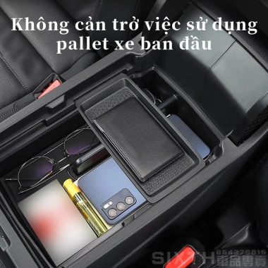 Hộp Đựng Vật Dụng Bệ Tỳ Tay Xe Honda CRV 2.023 - Khay Đa Năng Gắn Tay Vịn