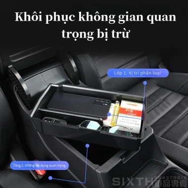 Hộp Đựng Vật Dụng Bệ Tỳ Tay Xe Honda CRV 2.023 - Khay Đa Năng Gắn Tay Vịn 9 Hộp Đựng Vật Dụng Bệ Tỳ Tay Xe Honda CRV 2.023 - Khay Đa Năng Gắn Tay Vịn 9