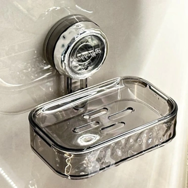 Hộp đựng xà phòng cốc hút treo tường - Không đục lỗ, thoát nước nhanh, giao hàng tại địa phương, giảm giá 20% chỉ 53.600₫ 7
