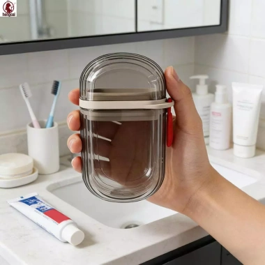 Hộp đựng xà phòng du lịch di động, nhỏ gọn, chống rò rỉ, chống thấm nước - phù hợp cắm trại, phòng tập, kỳ nghỉ