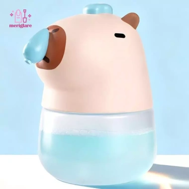 Hộp đựng xà phòng tự động Capybara - Xà phòng xốp hoạt hình dễ thương cho bé