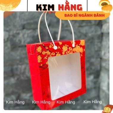 Hộp Én Xuân Đỏ Quà Tết - 2 Hủ PET 1.000ml hoặc 4 Hủ 500ml - 1kg Lạp Xưởng - 130k
