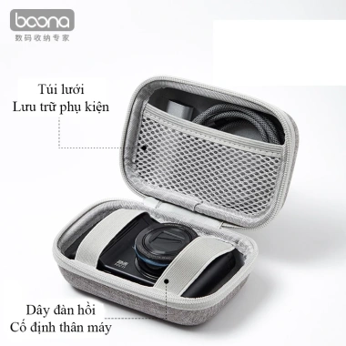 Hộp EVA Boona F4 Đựng máy ảnh ZV-1, Ricoh GR, Casio ZR1.000 - Giá chỉ 133.000 VND, giảm mạnh