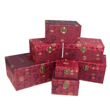 Hộp gấm gỗ cao cấp đựng quà - Giá ưu đãi 89.900₫ (giảm từ 113.274₫) - Sang trọng, tặng quà lý tưởng