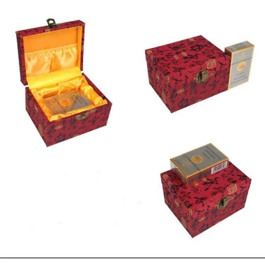 Hộp gấm gỗ cao cấp đựng quà - Giá ưu đãi 89.900₫ (giảm từ 113.274₫) - Sang trọng, tặng quà lý tưởng