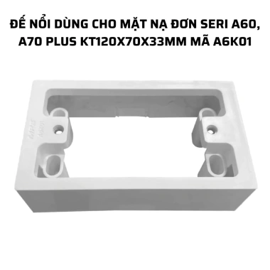 Hộp Gắn Nổi Đơn và Đôi Seri A60 MPE cho CB Cóc - Giá chỉ 9.000đ, chất lượng cao 5