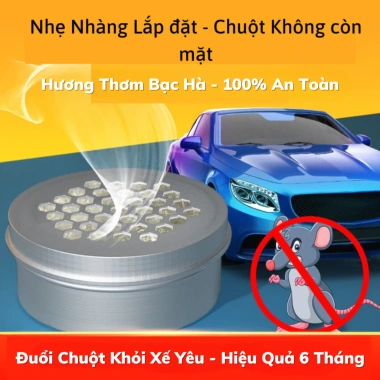 Hộp Gel Xua Đuổi Chuột Ô Tô Mùi Bạc Hà An Toàn, Hiệu Quả 6 Tháng, Giá 134.000đ