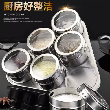 Hộp gia vị treo tường từ tính nam châm - Đựng gia vị, thịt nướng, bình phun nước, tiện lợi cho bếp - Giá chỉ 157,979 VND 6