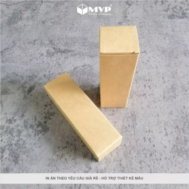 Hộp giấy Kraft 30-50ml Đựng tinh dầu, nước hoa, mỹ phẩm - 100 cái, giá ưu đãi 33.250₫ 3