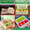 Hộp Giấy Mica Vuông Đựng Hoa Quả - Quà Tặng, Kèm Túi Quai Xách, Giá 35.000