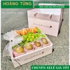 Hộp Giấy Mica Vuông Đựng Hoa Quả - Quà Tặng, Kèm Túi Quai Xách, Giá 35.000 4