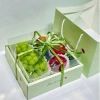 Hộp Giấy Mica Vuông Đựng Hoa Quả - Quà Tặng, Kèm Túi Quai Xách, Giá 35.000 5