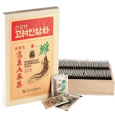 Hộp Gỗ 100 Gói Trà Hồng Sâm Hàn Quốc Korea Red Ginseng Tea - Giá Ưu Đãi 165.900₫