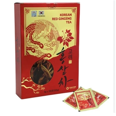 Hộp Gỗ 100 Gói Trà Hồng Sâm Hàn Quốc Korea Red Ginseng Tea - Giá Ưu Đãi 165.900₫
