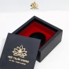 Hộp Gỗ Đen Cao Cấp Mộc Trầm Hương Đựng Vòng Đồ Phong Thủy Chắc Chắn 10x10x3cm MTH 2