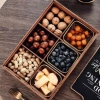 Hộp Gỗ Đựng Mứt Tết 6 Ngăn Tiện Lợi - Khay Bánh Kẹo Gỗ Tự Nhiên Cao Cấp