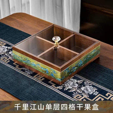 Hộp gỗ phong thủy vuông pha lê 2.026 - Khay bánh hạt, bánh kẹo tết, quà Bính Ngọ, giảm 22% 9 Hộp gỗ phong thủy vuông pha lê 2.026 - Khay bánh hạt, bánh kẹo tết, quà Bính Ngọ, giảm 22% 9