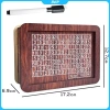 Hộp gỗ tiết kiệm tiền Handmade Piggy Bank tái sử dụng, ngân hàng xu khay VN - Giá 35.800đ 2