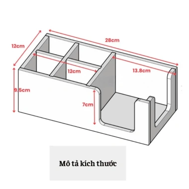 Hộp gỗ tre năng lượng, đựng ống hút, đũa, thìa, giấy cho quán ăn, nhà hàng - Giá ưu đãi 179.000₫ 4