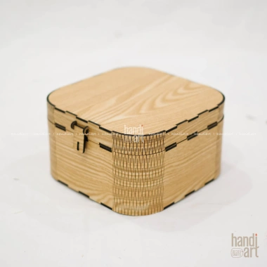 Hộp gỗ vuông đa dụng - Đựng đồ tiện lợi, sang trọng, giảm giá còn 85.000đ