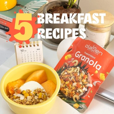Hộp Granola 10 gói 50g Vị Xoài Chanh Dây Olaben Ngũ cốc giảm cân, giá 75.000₫